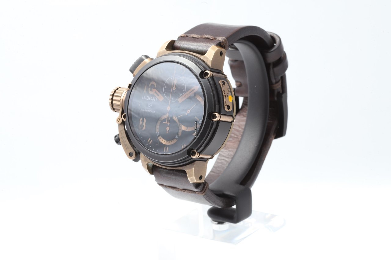 IMG_9081 U-Boat Chimera Mens watch Unisex Automatic Bronze 7475 Replica 5