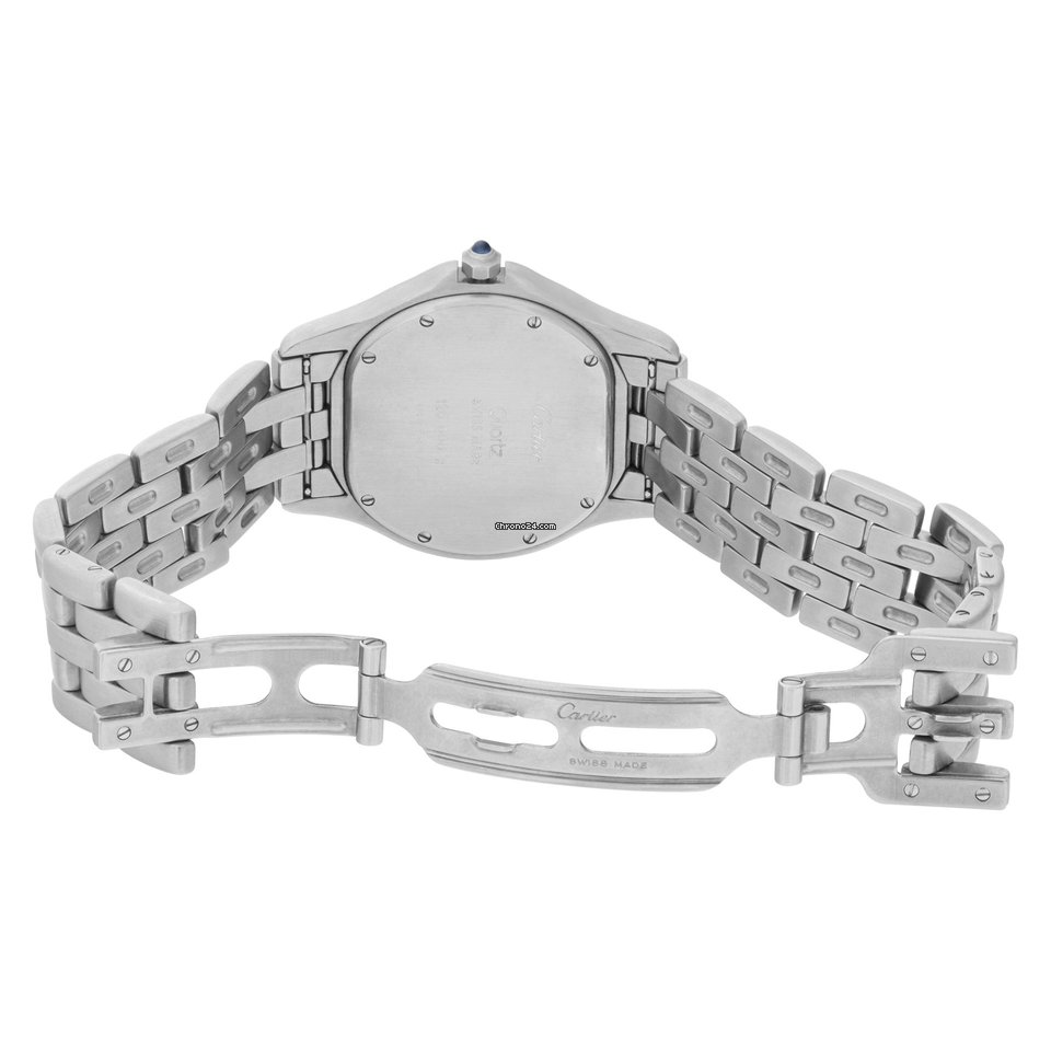 IMG_9081 Cartier Cougar Womens watch Quartz Steel W35002F5 Replica 5