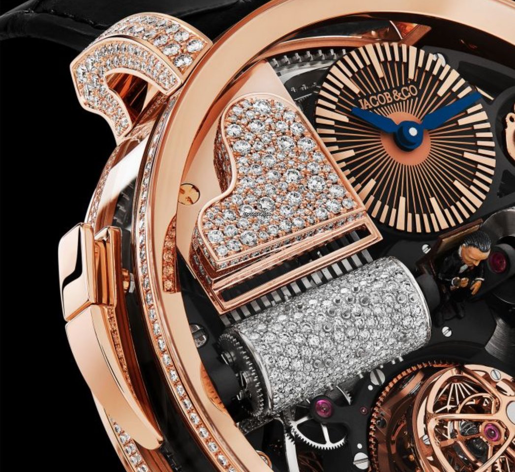 Jacob & Co. Mens watch Unisex Manual winding Rose gold OP810.40.RD.UA.ABALA Replica 5