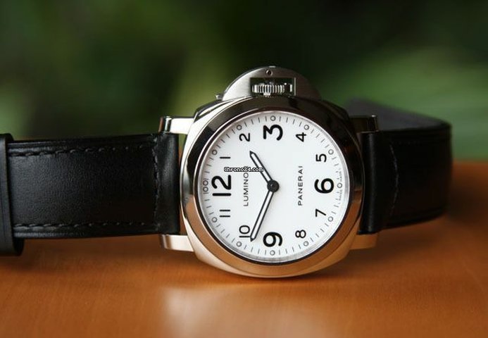 IMG_9081 Panerai Luminor Base Manual winding Steel PAM 114 Replica 5