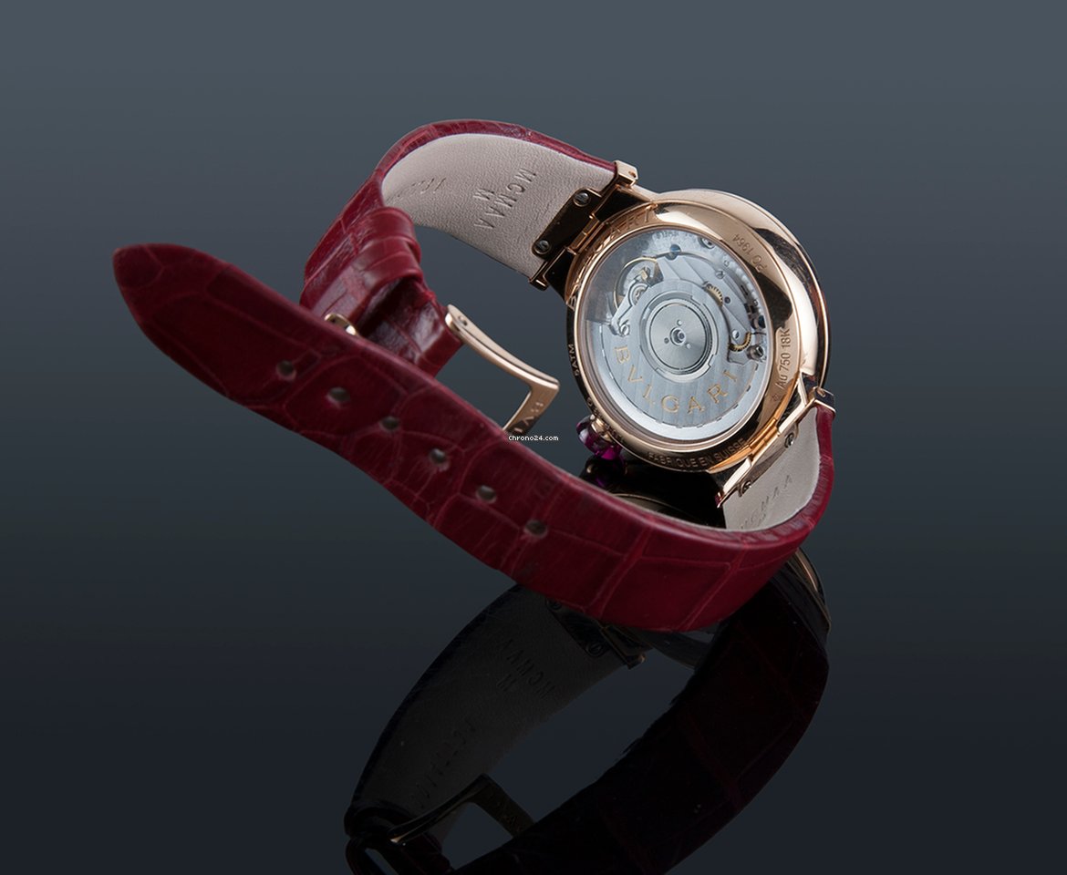 Bulgari Lucea Womens watch Automatic Rose gold LU P 33 G Replica 5