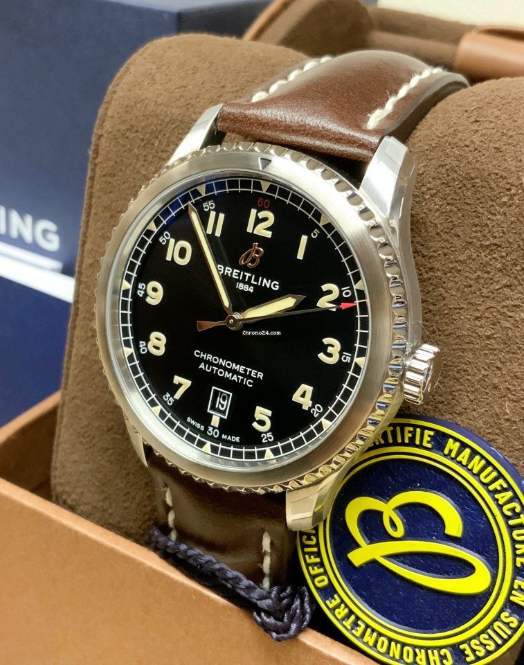 IMG_9081 Breitling Aviator 8 Mens watch Unisex Automatic Steel A17315101B1X3 Replica 5