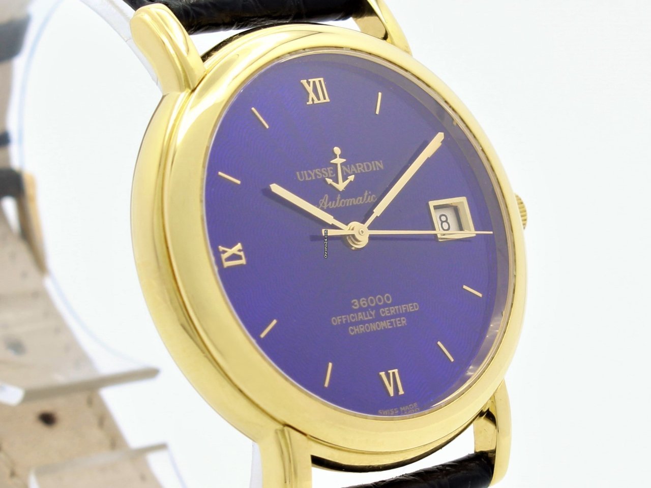 Ulysse Nardin San Marco Mens watch Unisex Automatic Yellow gold 117-22 Replica 5