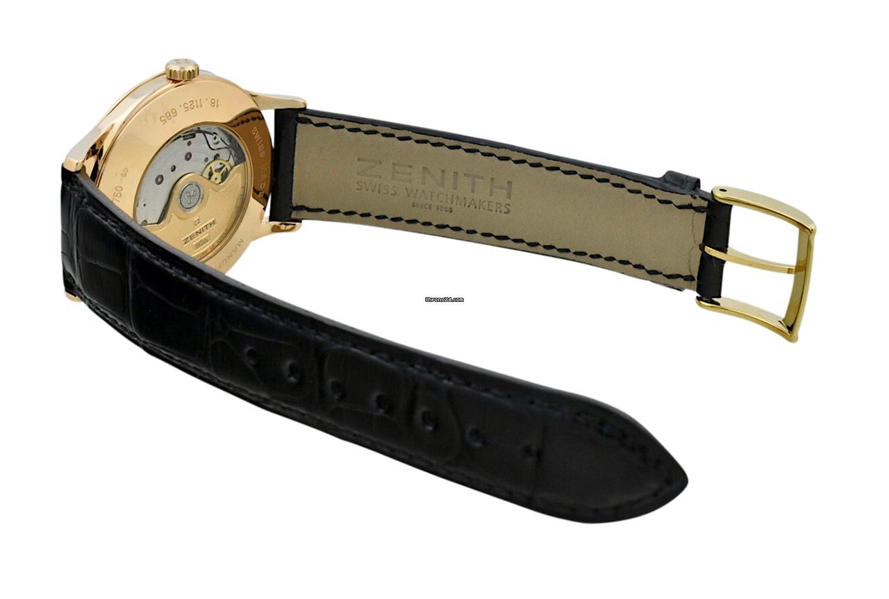 IMG_9081 Zenith Elite Power Reserve Mens watch Unisex Automatic Rose gold 18.1125.685 01.C490 Replica 5