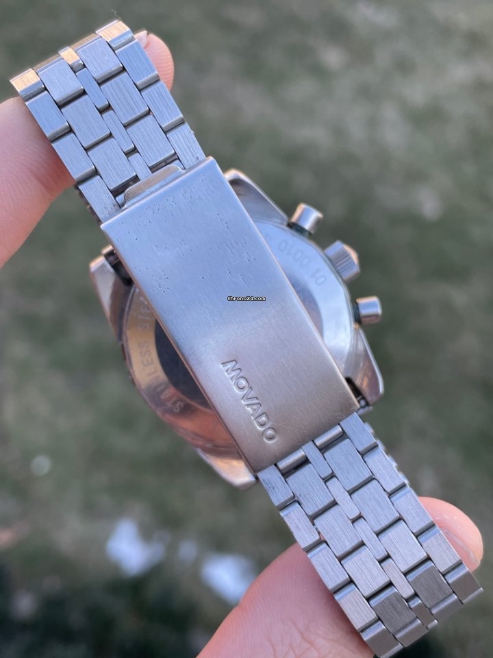 IMG_9081 Movado Mens watch Unisex Automatic Steel Movado astronic Replica 5