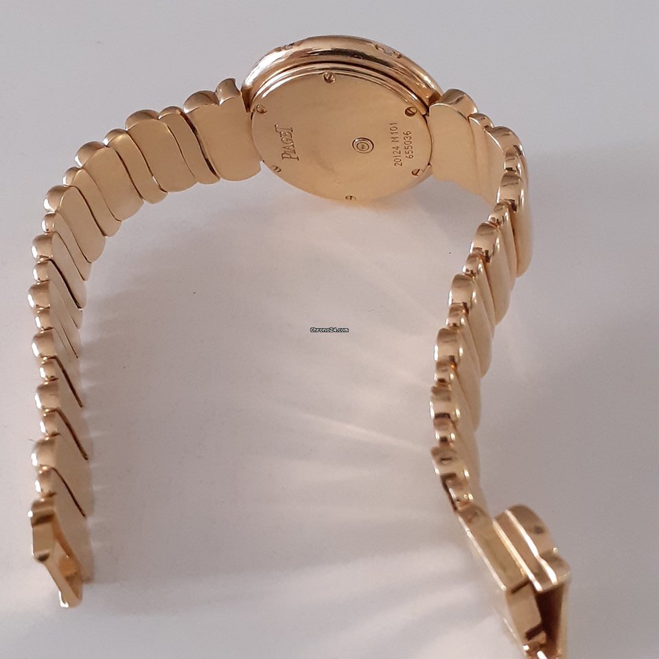 IMG_9081 Piaget Womens watch Quartz Yellow gold 20124M101 Replica 5