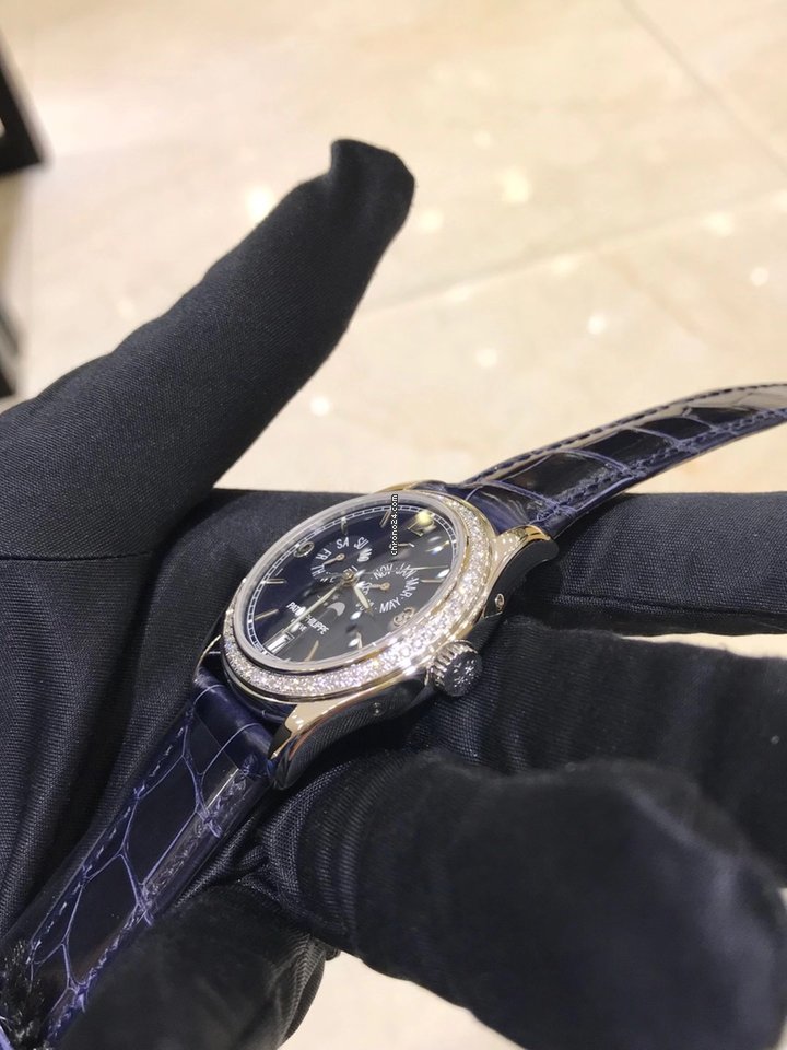 Patek Philippe Annual Calendar Mens watch Unisex Automatic White gold 5147G-001 Replica 5