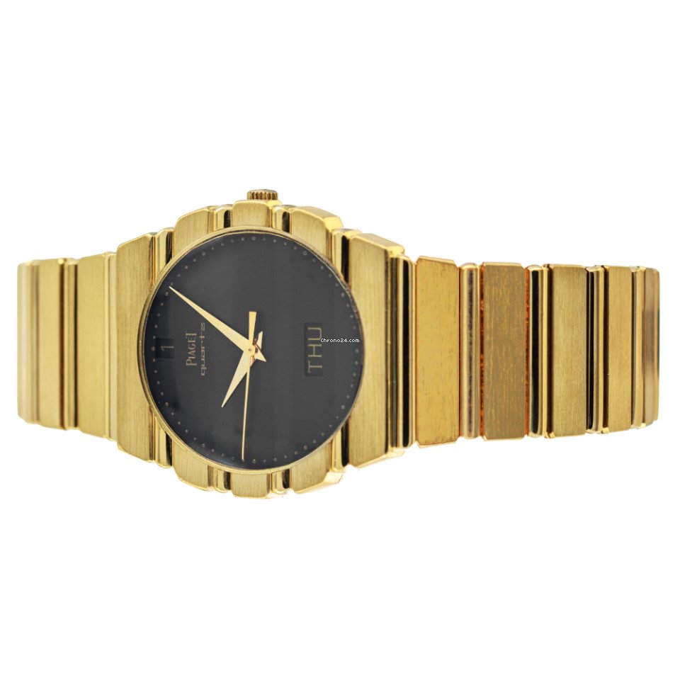 IMG_9081 Piaget Polo Mens watch Unisex Quartz Yellow gold 15562C701 Replica 5