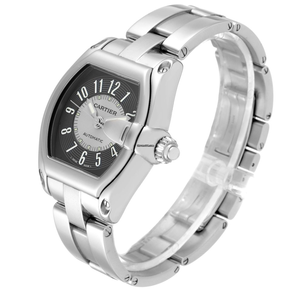 Cartier Roadster Mens watch Unisex Automatic Steel W62001V3 Replica 5
