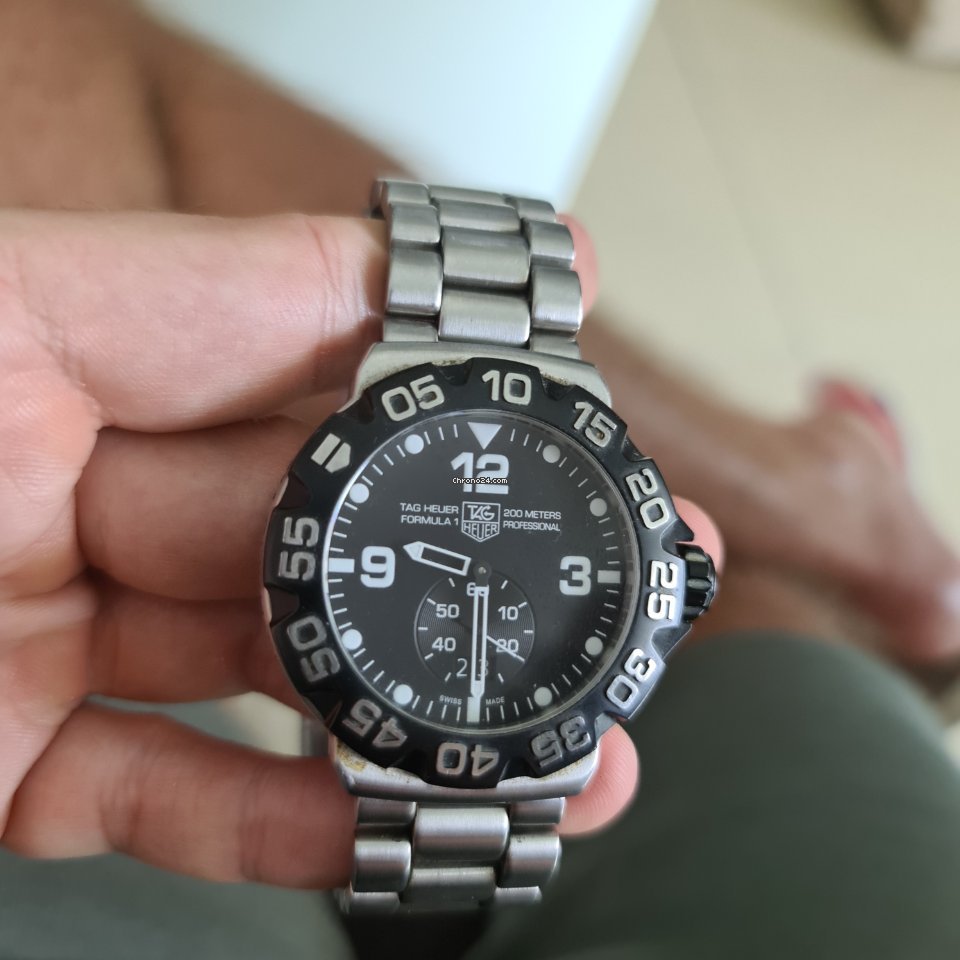 IMG_9081 TAG Heuer Formula 1 Quartz Mens watch Unisex Quartz Steel WAH1010 Replica 5