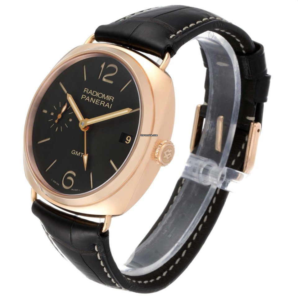 IMG_9081 Panerai Mens watch Unisex Manual winding Rose gold PAM00421 Replica 5