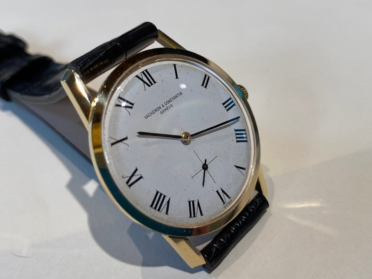 IMG_9081 Vacheron Constantin Mens watch Unisex Manual winding Yellow gold 6413 Replica 5
