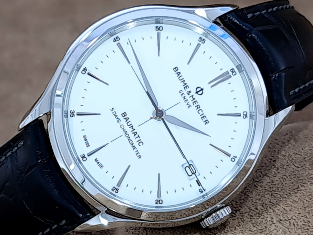 Baume & Mercier Clifton Mens watch Unisex Automatic Steel M0A10518 Replica 5
