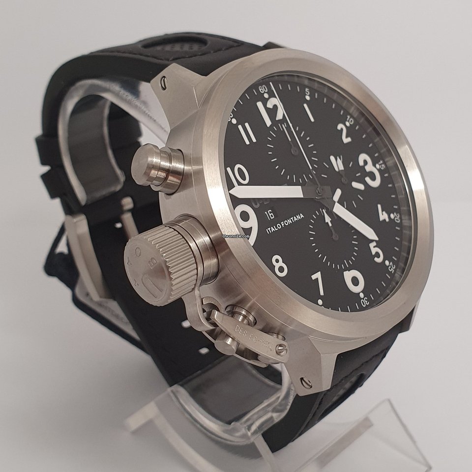 IMG_9081 U-Boat Flightdeck Mens watch Unisex Steel 6117 Replica 5