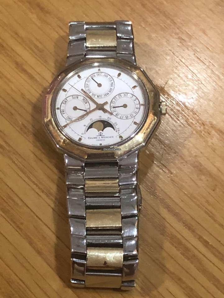 IMG_9081 Baume & Mercier Mens watch Unisex Quartz Gold Steel 6331038 Replica 5