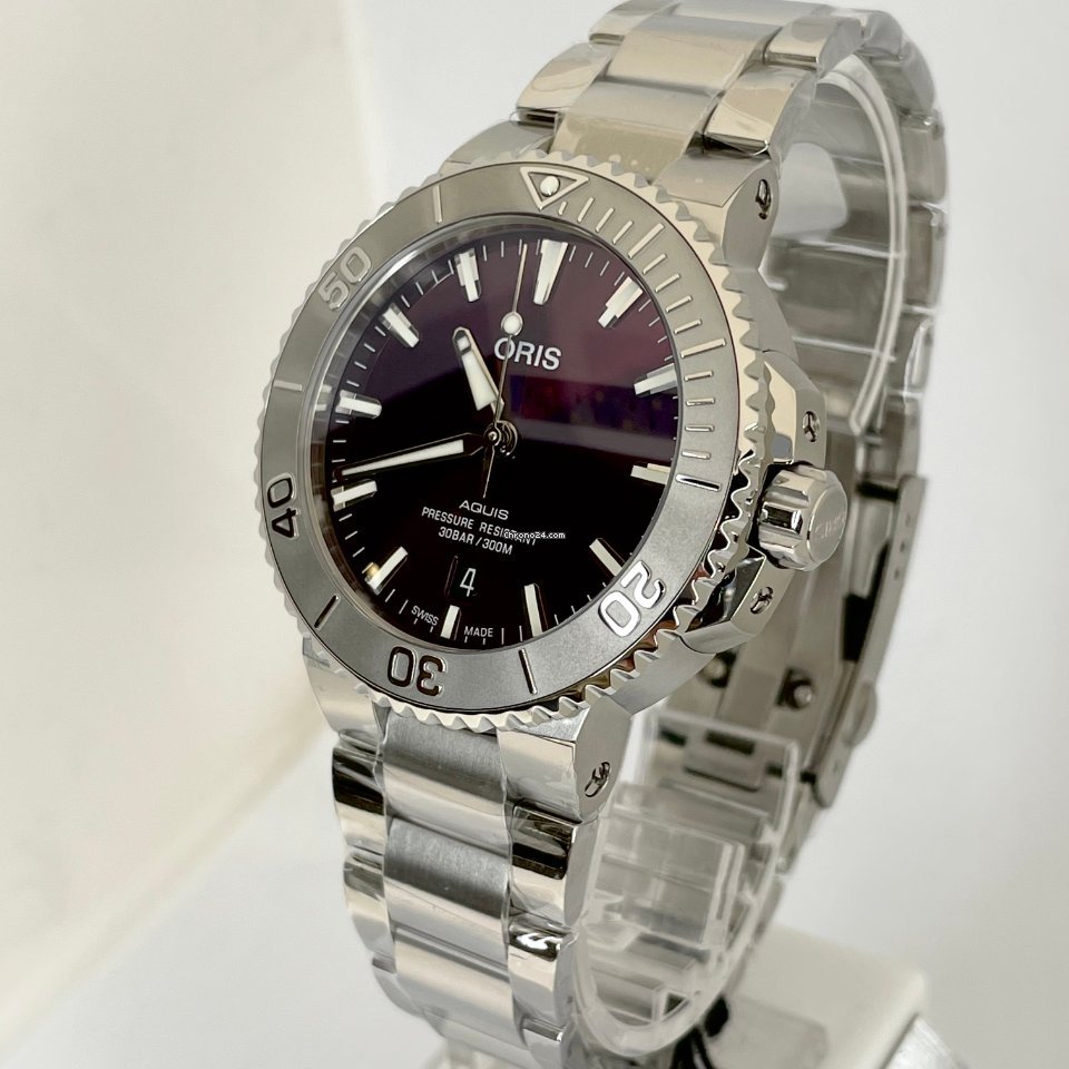 IMG_9081 Oris Aquis Date Mens watch Unisex Automatic Steel 01 733 7766 4158 07 8 22 05PEB Replica 5