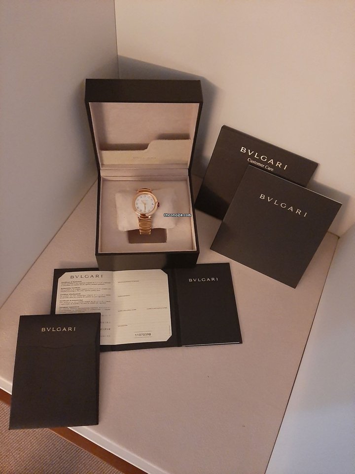 IMG_9081 Bulgari Lucea Womens watch Automatic Rose gold 102353 Replica 5