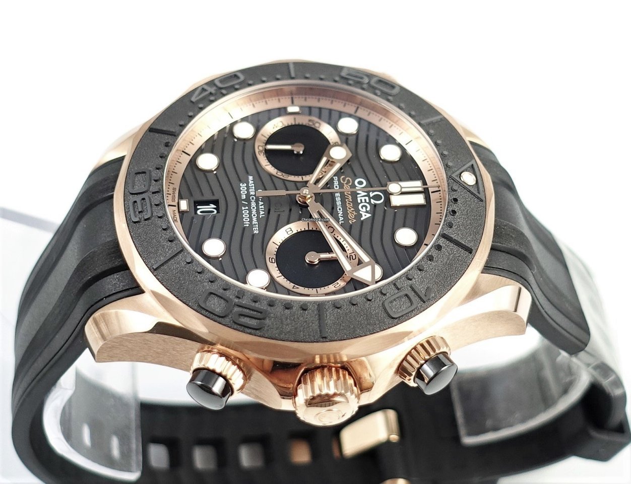 Omega Seamaster Diver 300 M Mens watch Unisex Automatic Rose gold 210.62.44.51.01.001 Replica 5