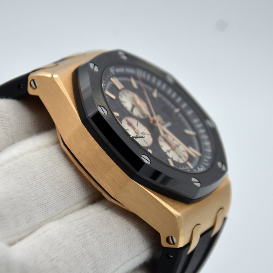 Audemars Piguet Royal Oak Offshore Chronograph Mens watch Unisex Automatic Rose gold 26401RO.OO.A002.CA.01 Replica 5