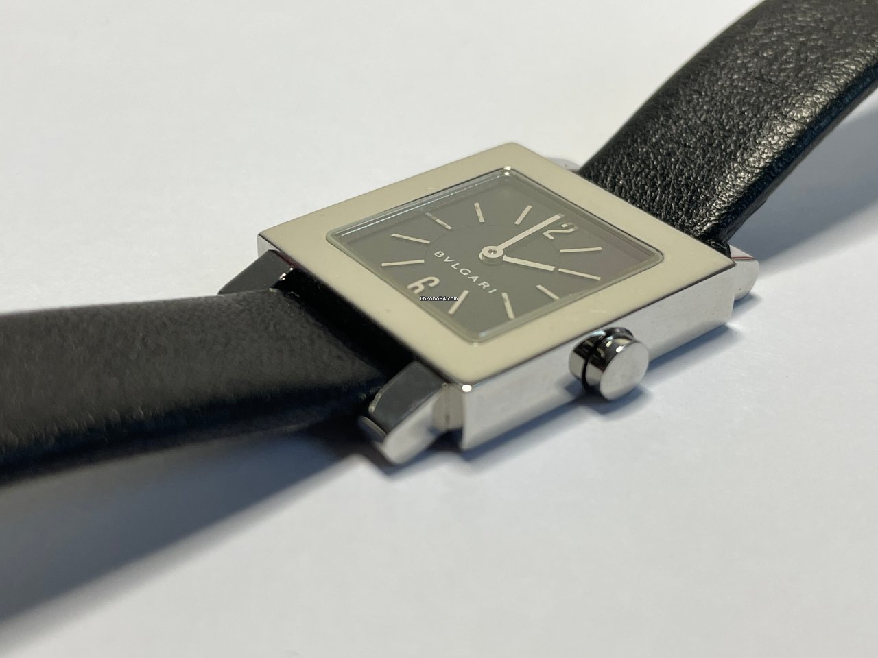 IMG_9081 Bulgari Quadrato Womens watch Quartz Steel SQ22SL Replica 5