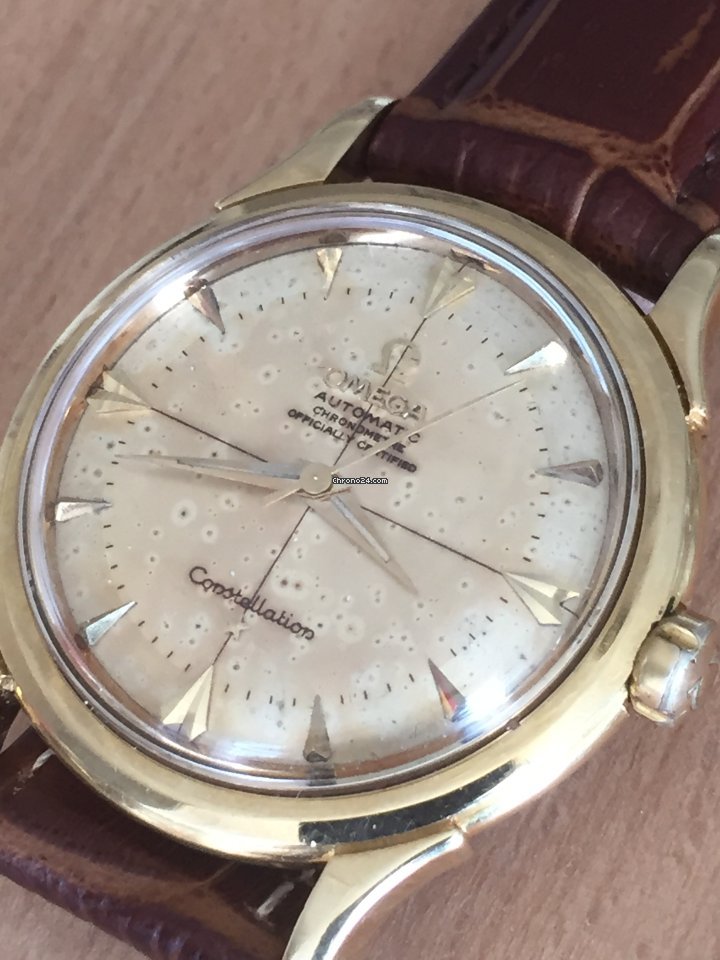 IMG_9081 Omega Constellation Mens watch Unisex Automatic Yellow gold 2782 Replica 5