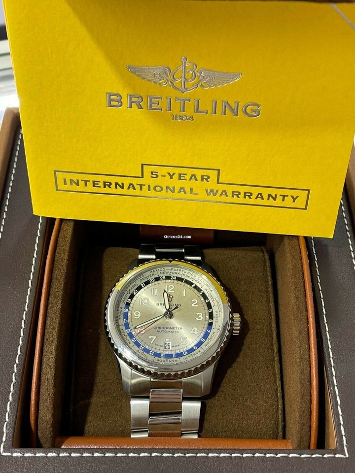IMG_9081 Breitling Aviator 8 Mens watch Unisex Automatic Steel AB3521 Replica 5