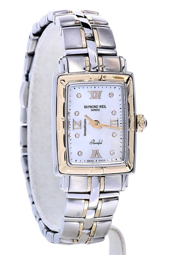 IMG_9081 Raymond Weil Parsifal Womens watch Quartz Gold Steel 9740-STG-00995 Replica 5