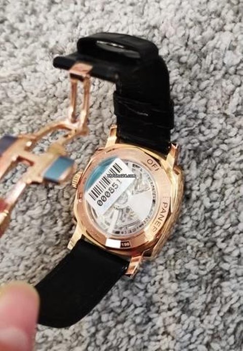 Panerai Special Editions Mens watch Unisex Manual winding Rose gold PAM00625 Replica 5
