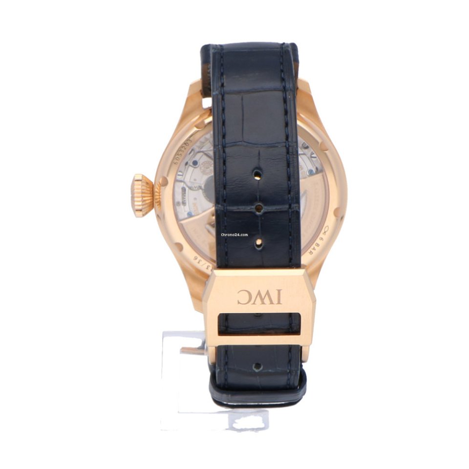 IWC Big Pilot Mens watch Unisex Automatic Rose gold IW503802 Replica 5