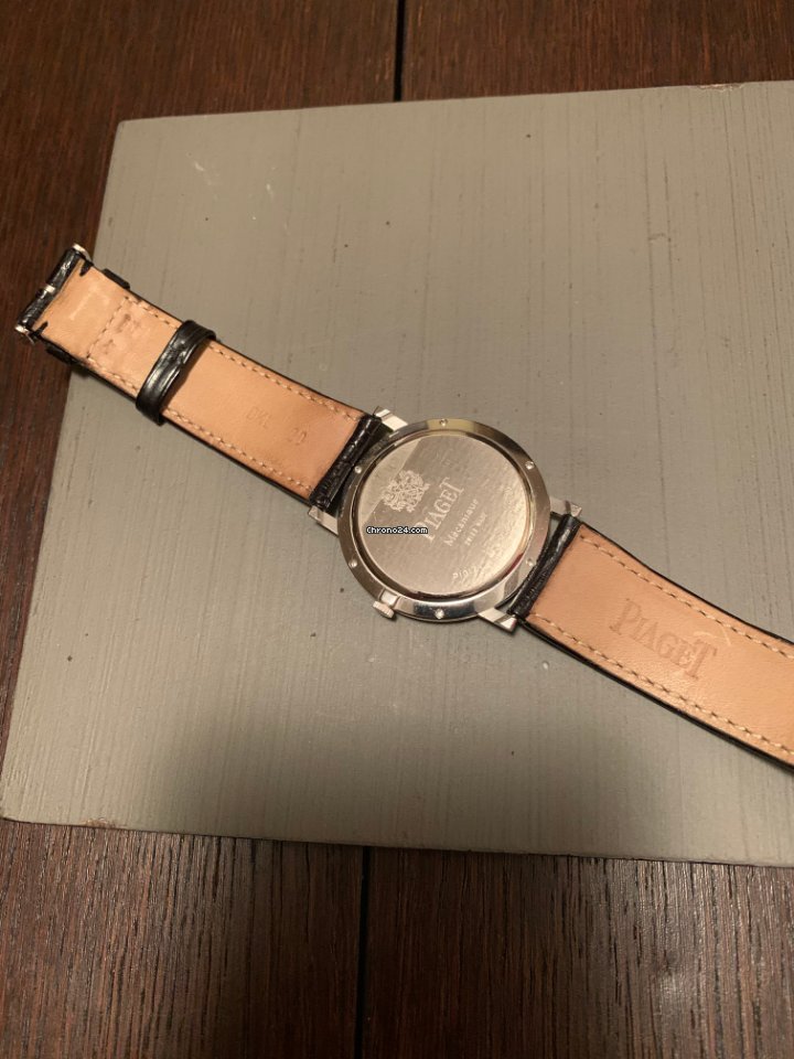 IMG_9081 Piaget Mens watch Unisex Manual winding White gold P10174 Replica 5