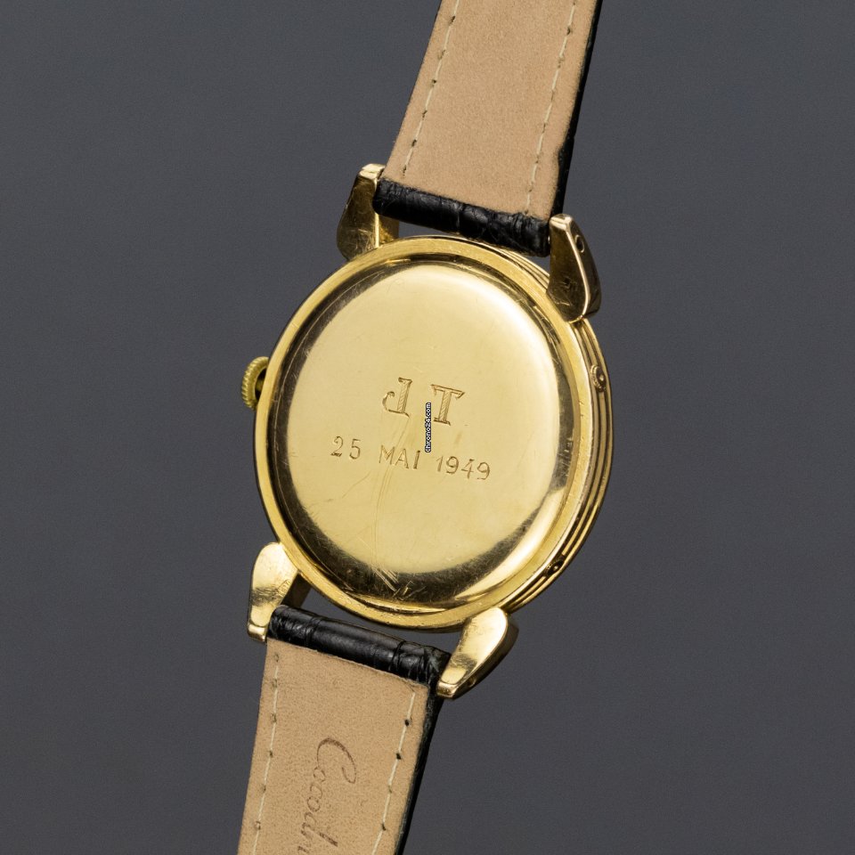 Movado Mens watch Unisex Manual winding Yellow gold R4920 Replica 5