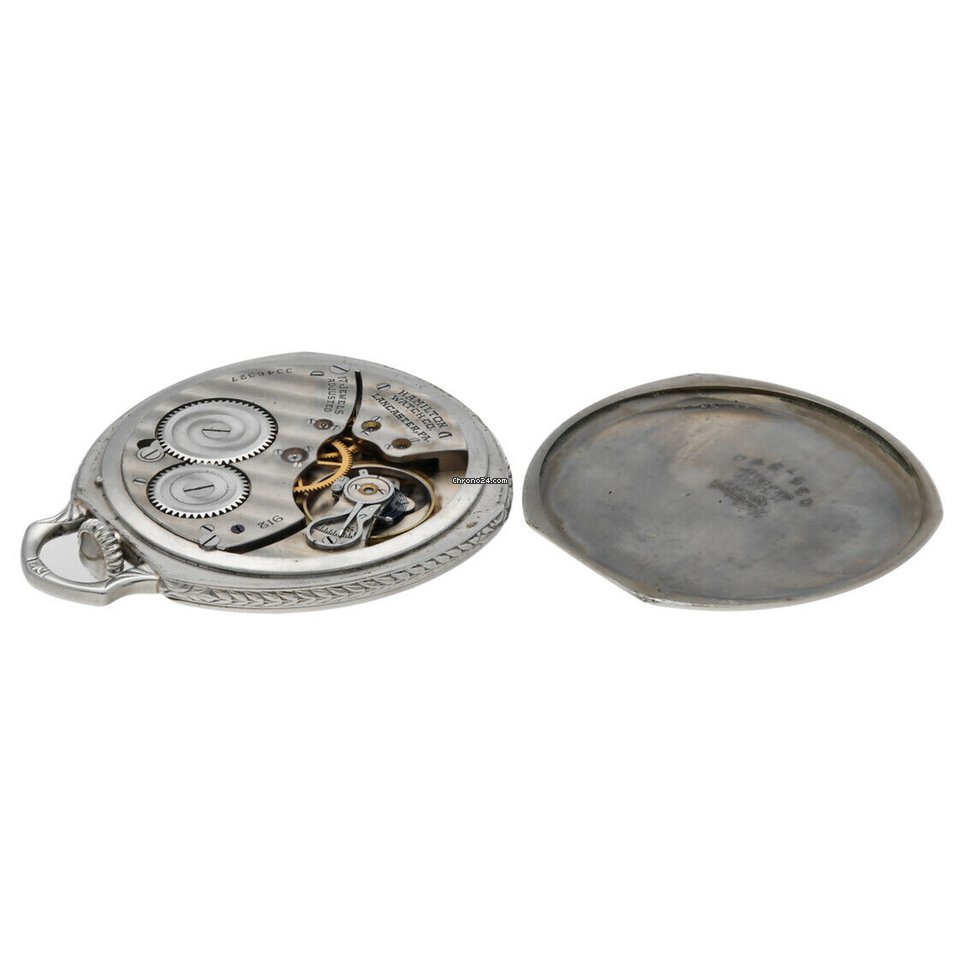 Hamilton Manual winding White gold 912 Replica 5