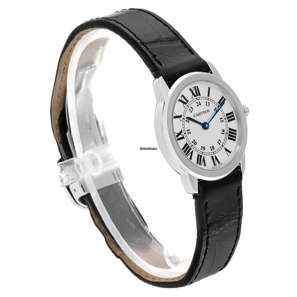 IMG_9081 Cartier Ronde Solo de Cartier Womens watch Quartz Steel W6700155 Replica 5