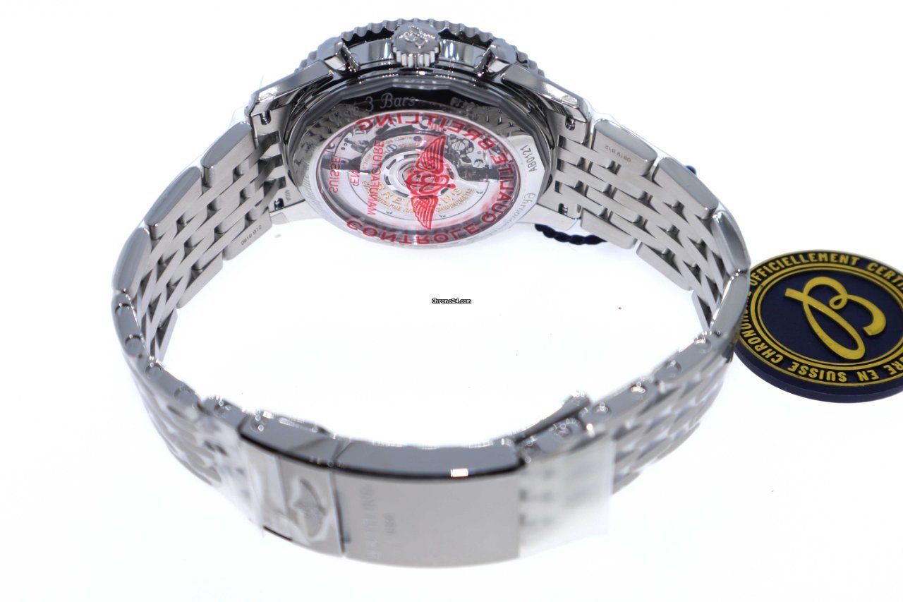 Breitling Navitimer 1 B01 Chronograph 43 Mens watch Unisex Automatic Steel AB0121211G1A1 Replica 5