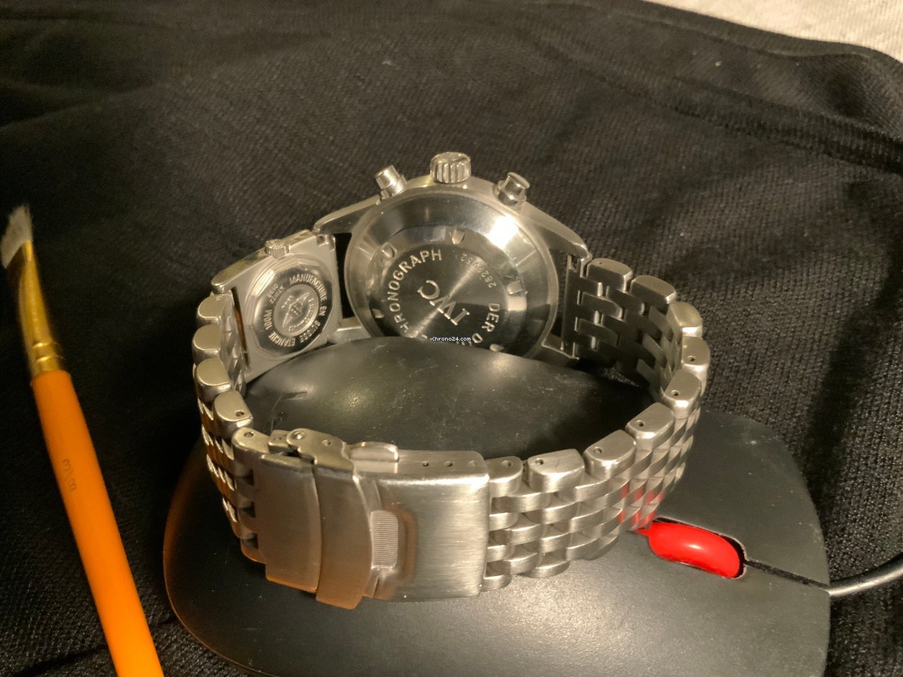 IWC Pilot Double Chronograph Mens watch Unisex Automatic Steel 2829952 Replica 5