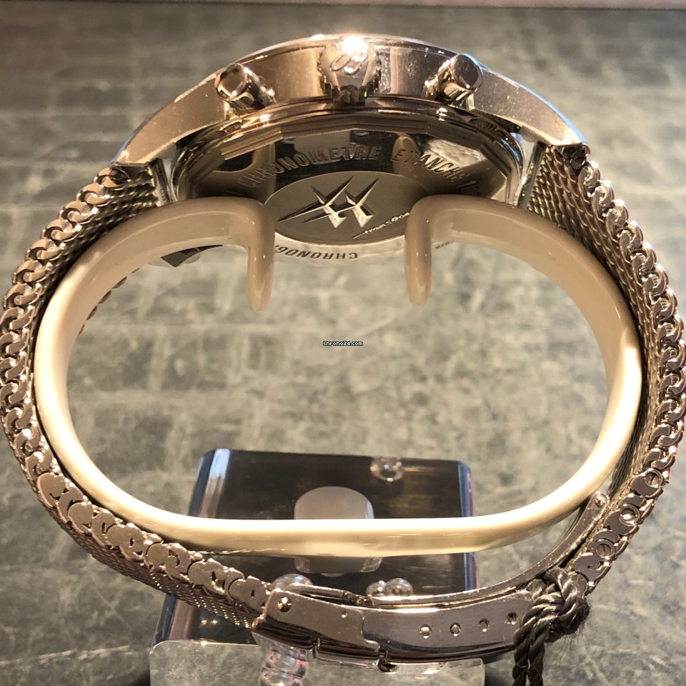 IMG_9081 Breitling Transocean Chronograph Unitime Mens watch Unisex Automatic Steel AB 0510U4 Replica 5