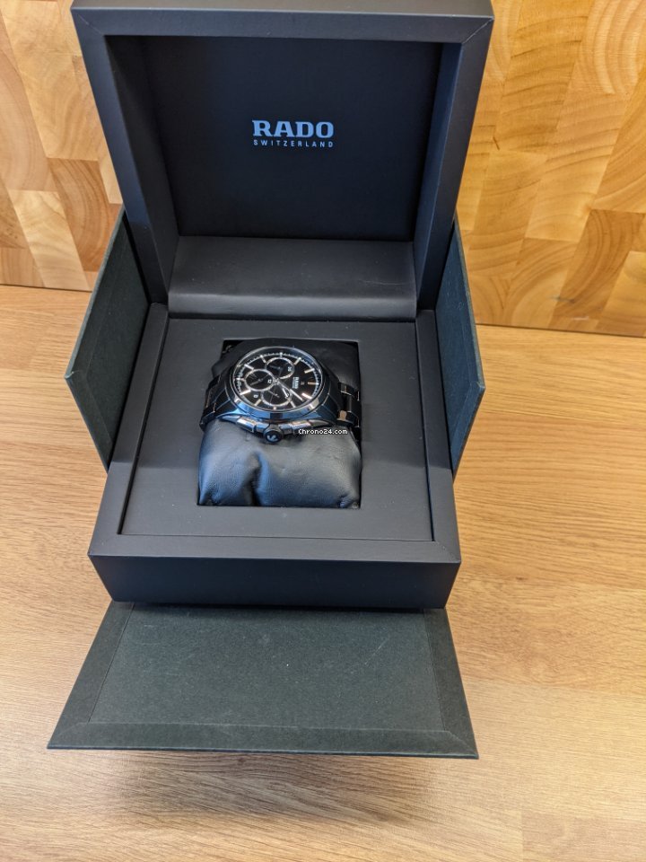 IMG_9081 Rado HyperChrome Chronograph Mens watch Unisex Automatic Ceramic R32275152 Replica 5