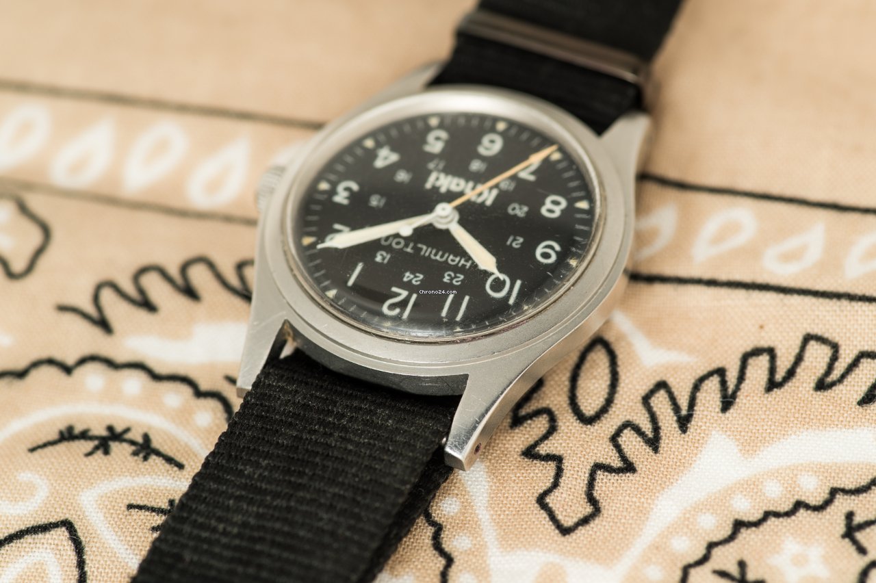 IMG_9081 Hamilton Khaki Field Mens watch Unisex Manual winding Steel 9415 Replica 5