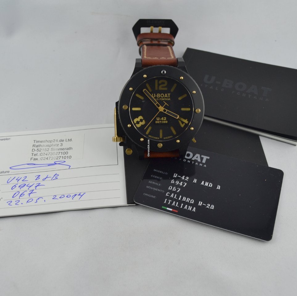 U-Boat U-42 Mens watch Unisex Automatic Titanium 6947 Replica 5