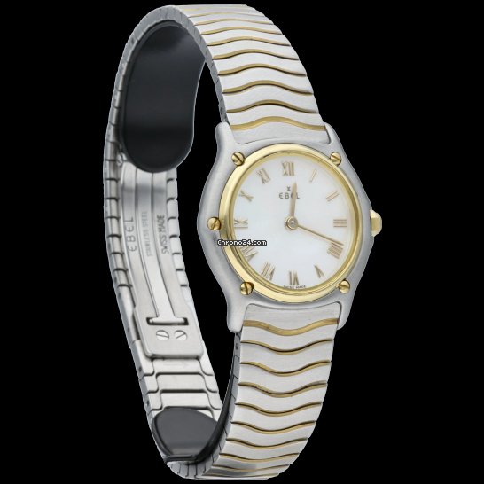 IMG_9081 Ebel Sportwave Womens watch Quartz Gold Steel 1090121 Replica 5