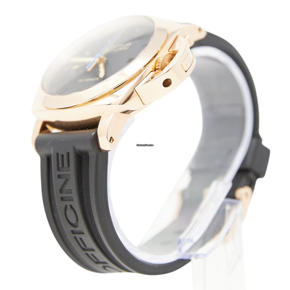 IMG_9081 Panerai Luminor 1950 3 Days Chrono Flyback Mens watch Unisex Automatic Rose gold PAM00525 Replica 5