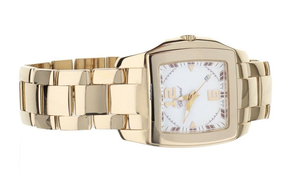 IMG_9081 Chopard Two O Ten Mens watch Unisex Quartz Rose gold 127468 Replica 5