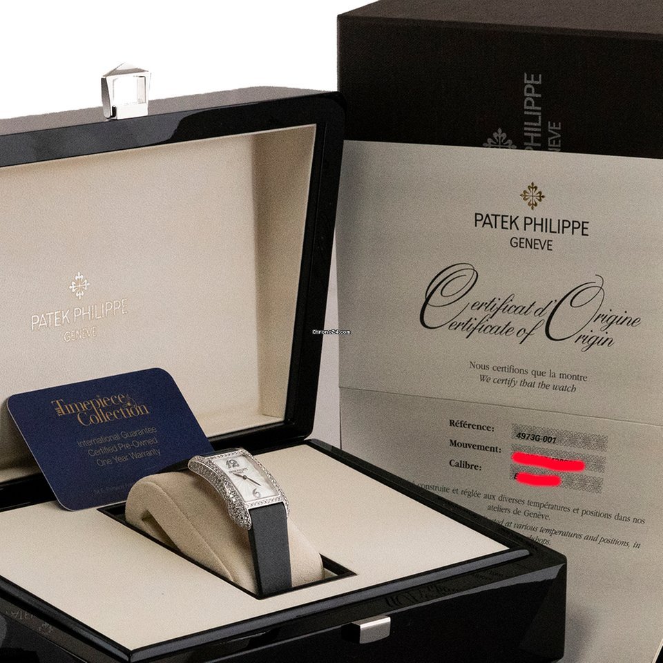 Patek Philippe Gondolo Quartz White gold 4973G-001 Replica 5