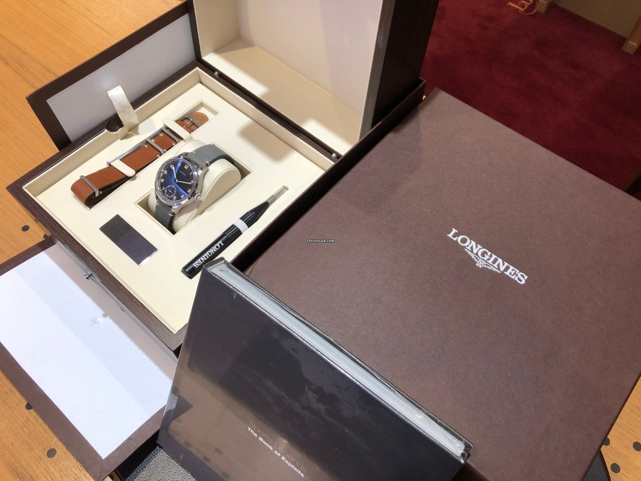 IMG_9081 Longines Heritage Mens watch Unisex Manual winding Steel L28264532 Replica 5