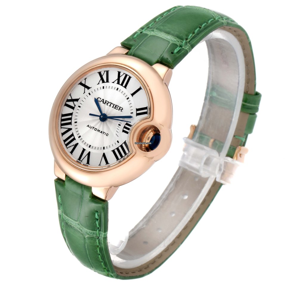 IMG_9081 Cartier Ballon Bleu 33mm Womens watch Automatic Rose gold W6920097 Replica 5