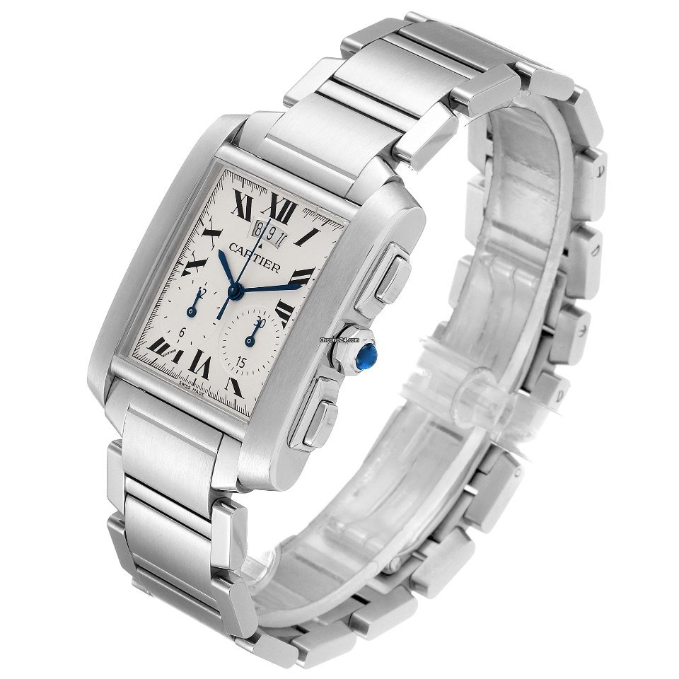 IMG_9081 Cartier Tank Francaise Mens watch Unisex Quartz W51024Q3 Replica 5