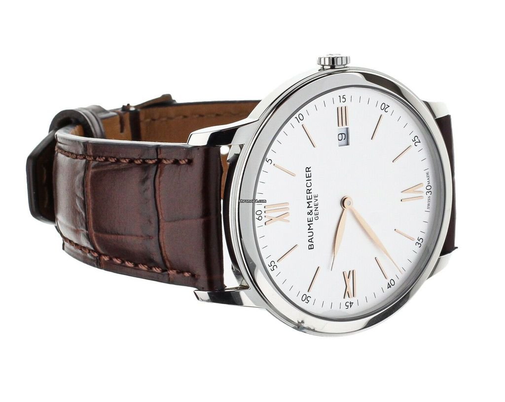 Baume & Mercier Classima Mens watch Unisex Quartz Steel 10266 Replica 5