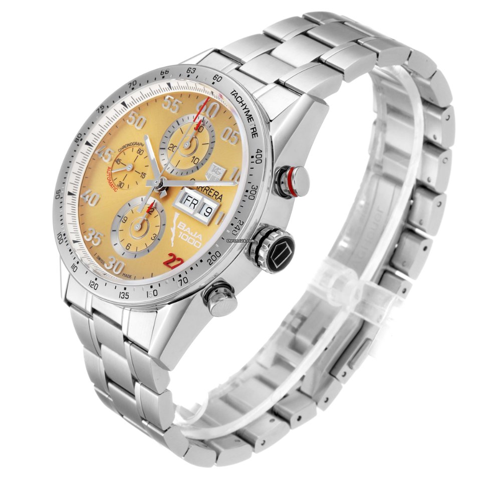 IMG_9081 TAG Heuer Carrera Calibre 16 Mens watch Unisex Automatic Steel CV2A1H Replica 5