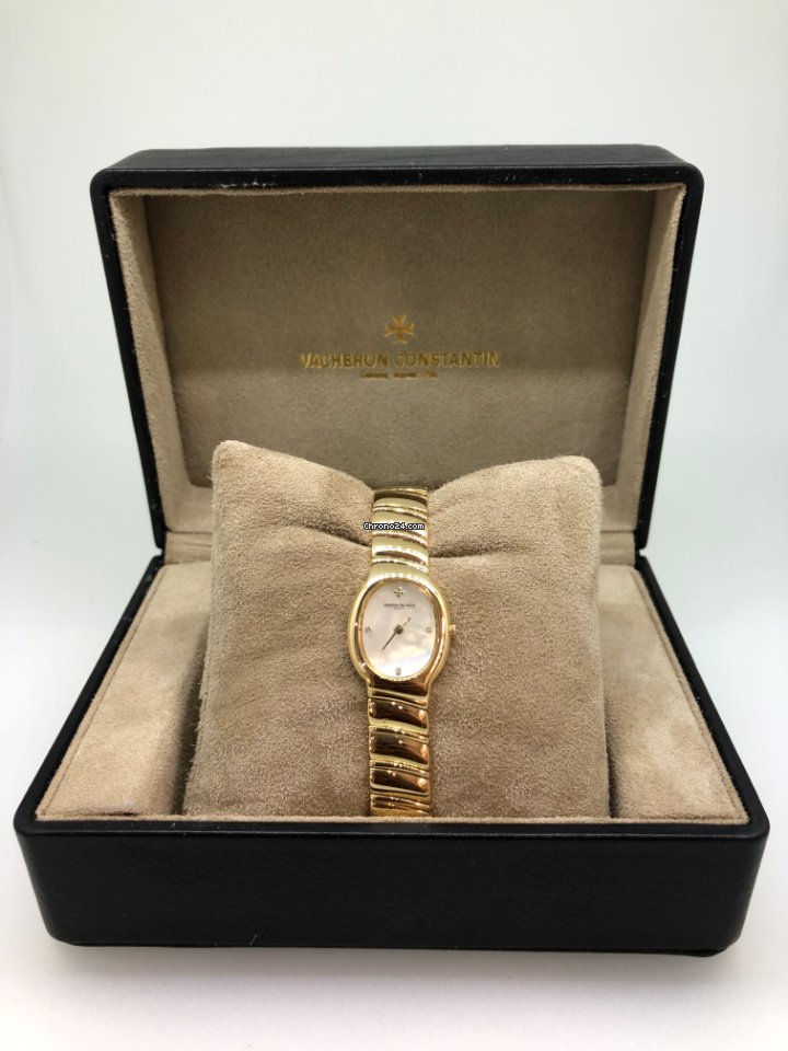 IMG_9081 Vacheron Constantin Mens watch Unisex Quartz Yellow gold 27036 101J-7 Replica 5