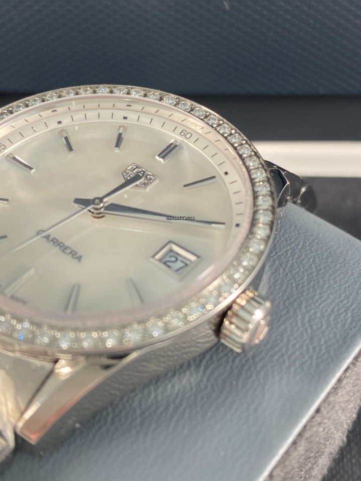 IMG_9081 TAG Heuer Carrera Lady Womens watch Quartz Steel WBK1316.BA0652 Replica 5
